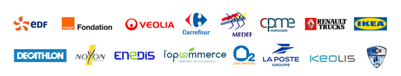 logos partenaires e2c normandie