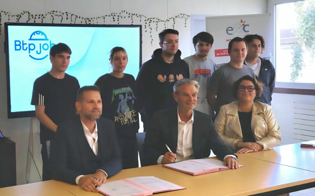 L’E2C Normandie et BTP Jobs Normandie officialisent un nouveau partenariat